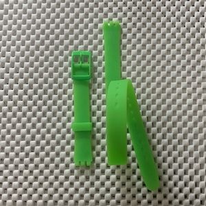 Lime Green Watch Strap - Lady wrap model size - 12mm (Strap only)